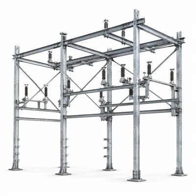 Estructuras de acero para subestaciones